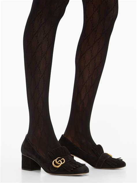 gucci gg-jacquard fishnet tights|Gucci gg pantyhose.